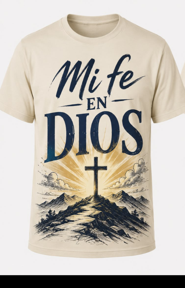 Camiseta Cristina de fe y bendición.