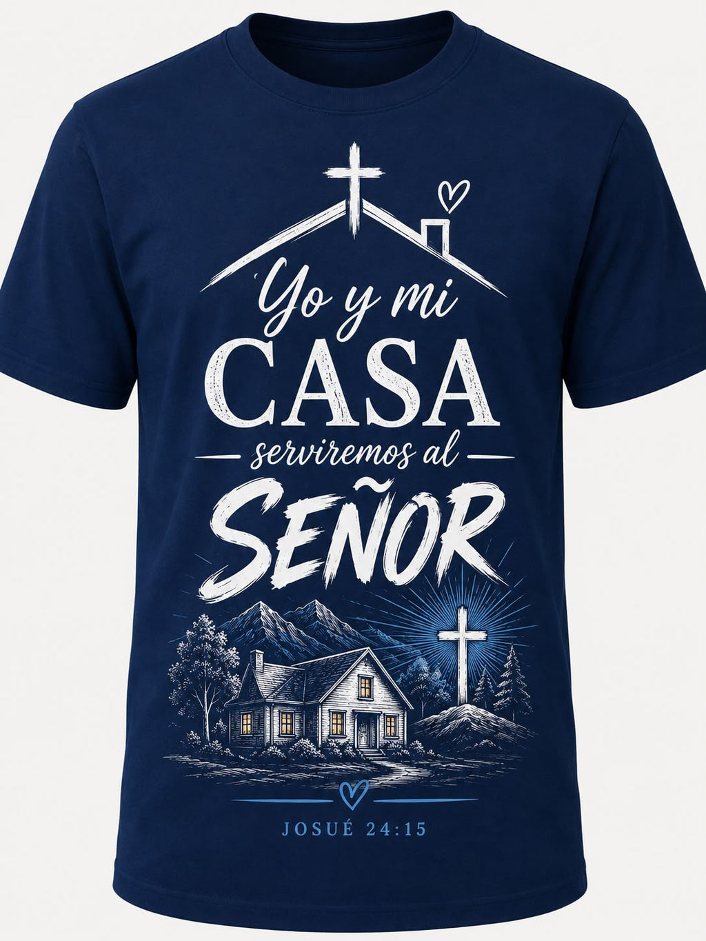 Camiseta Cristina de fe y bendición.