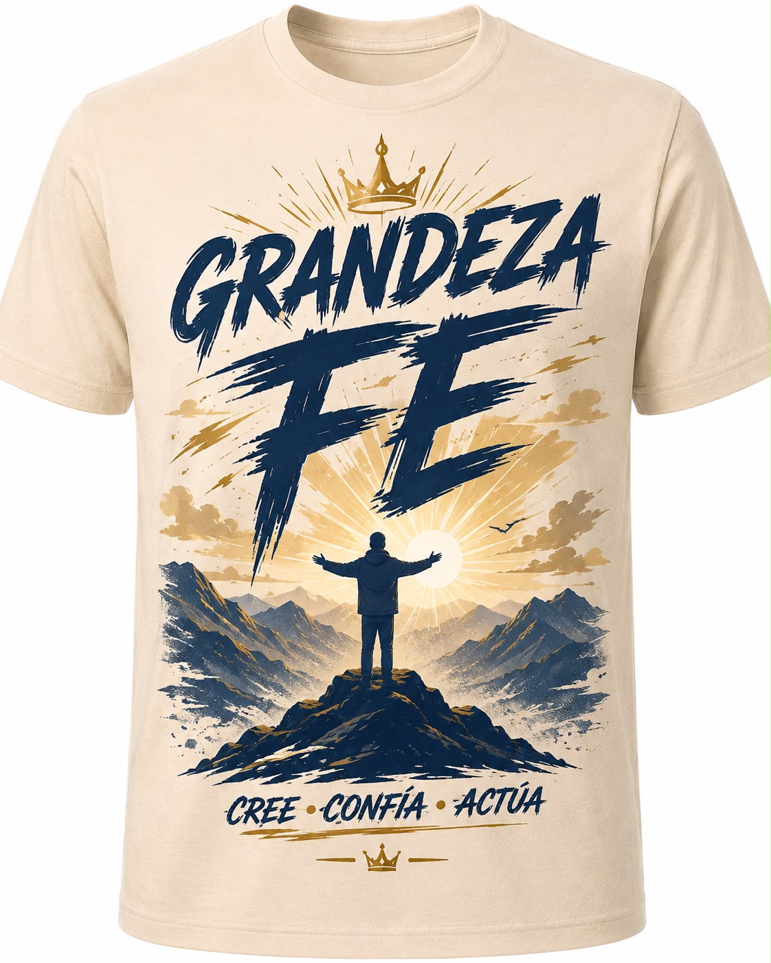Camiseta Cristina de fe y bendición.