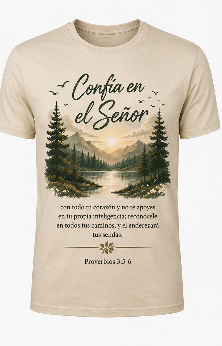 Camiseta Cristina de fe y bendición.