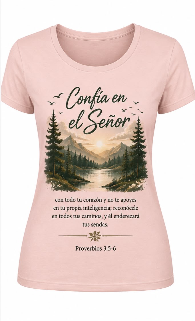 Camiseta Cristina de fe y bendición.