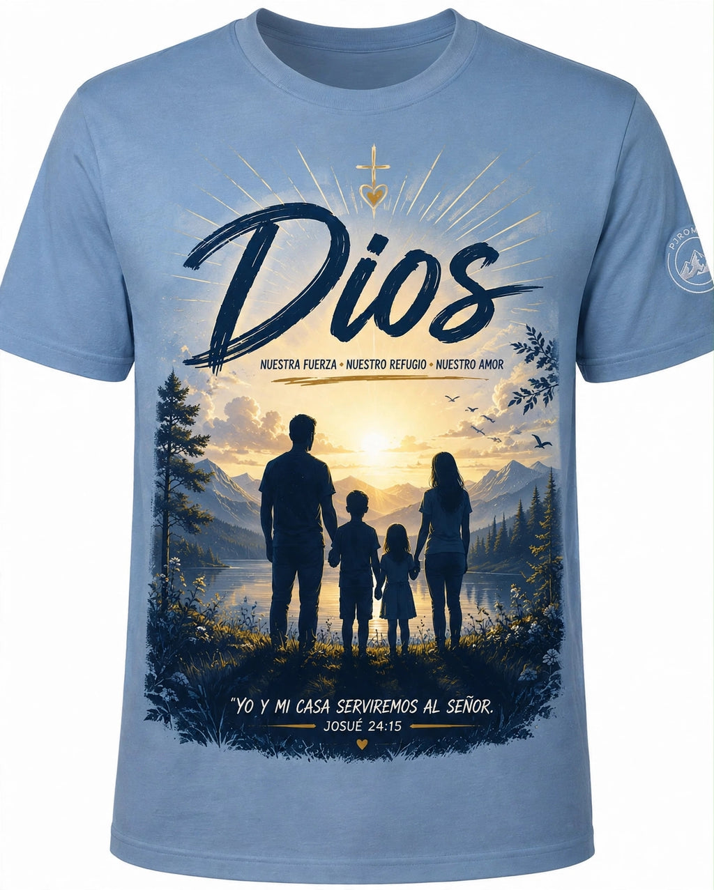 Camisetas Cristianas de fe y  Bendiciones PjRomon
