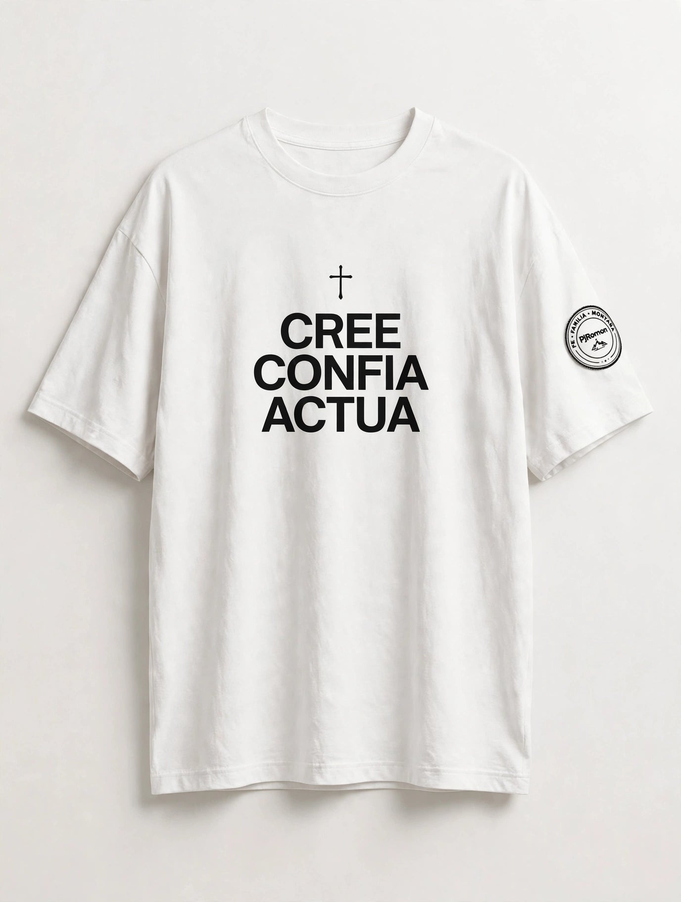 Camiseta Cristianas Creé Confiá Actúa