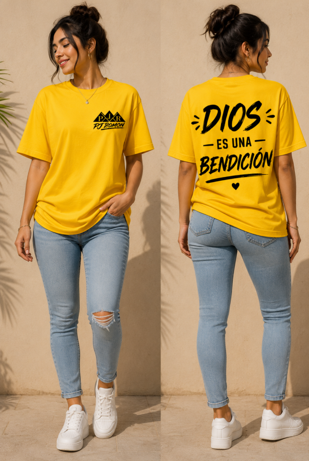 Camiseta Cristianas Estoy aquí PjRomon