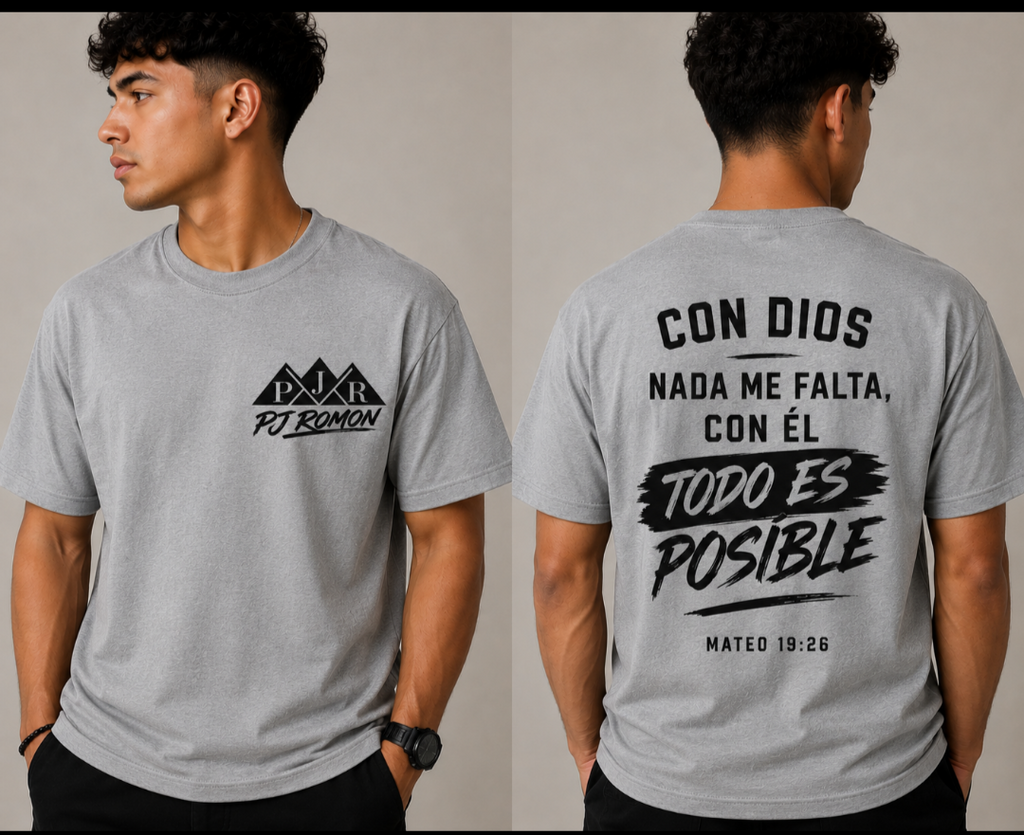 Camiseta Cristianas Estoy aquí PjRomon