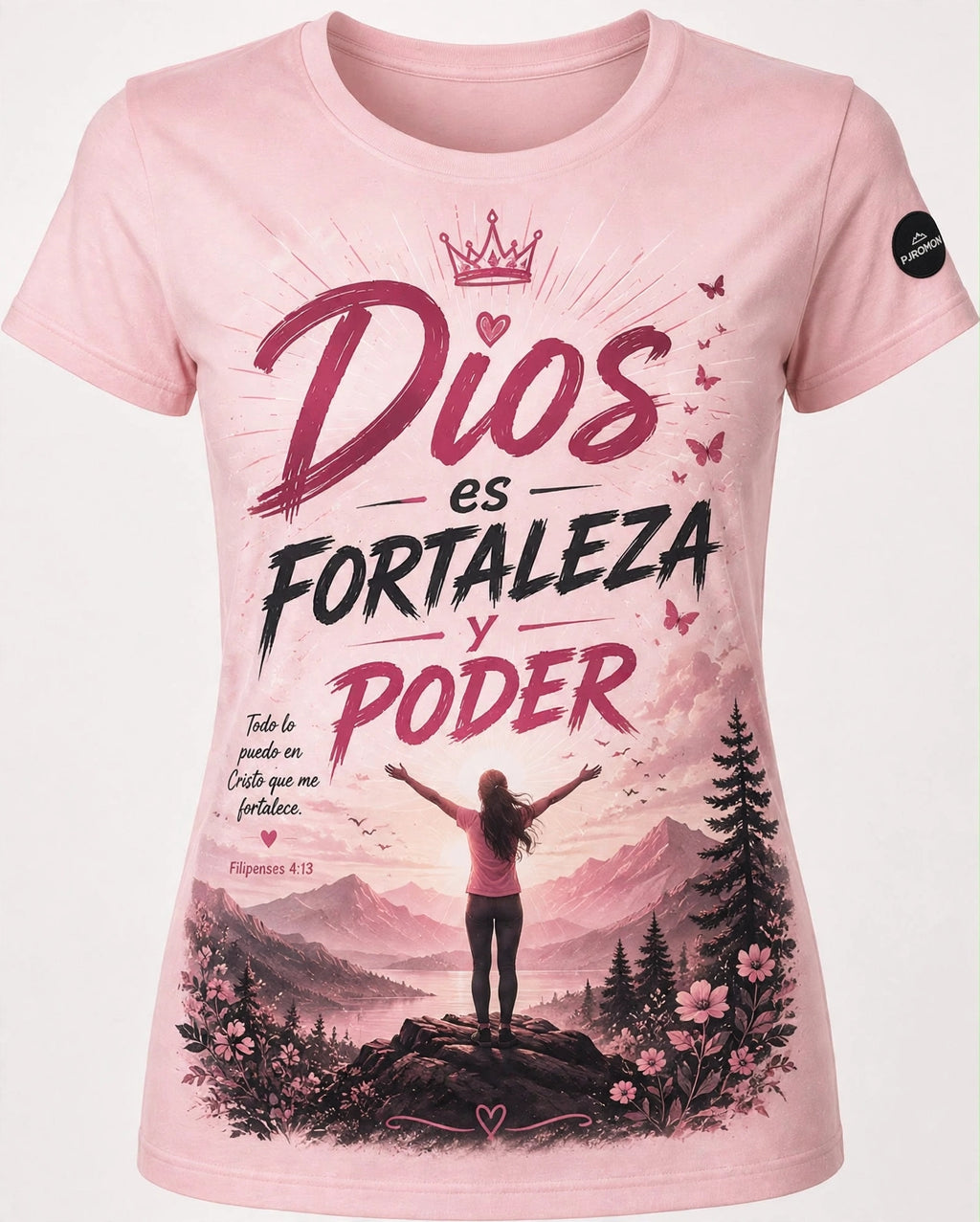 Camisetas Cristianas de fe y  Bendiciones PjRomon
