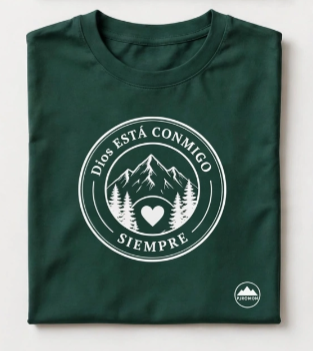 Camiseta Cristianas Creé Confiá Actúa