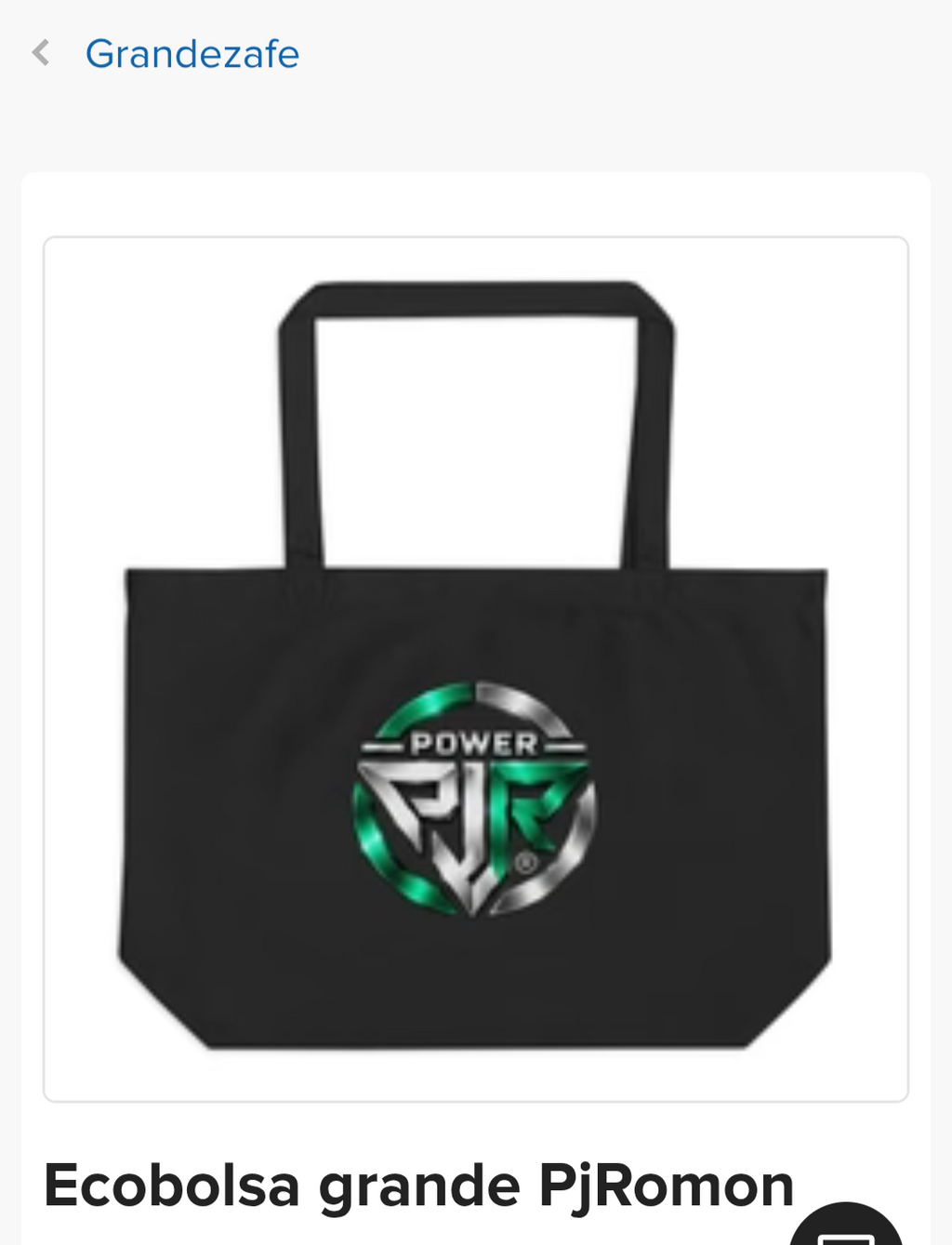 Ecobolsa grande PjRomon