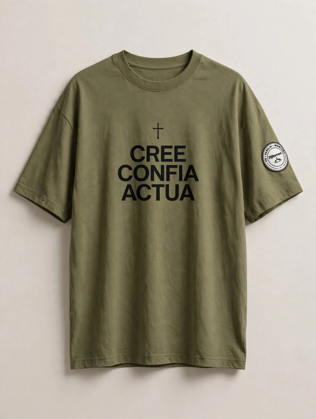 Camiseta Cristianas Creé Confiá Actúa