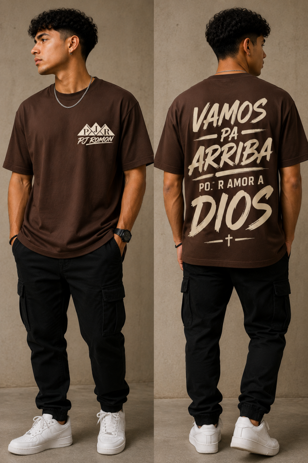 Camiseta Cristianas Estoy aquí PjRomon