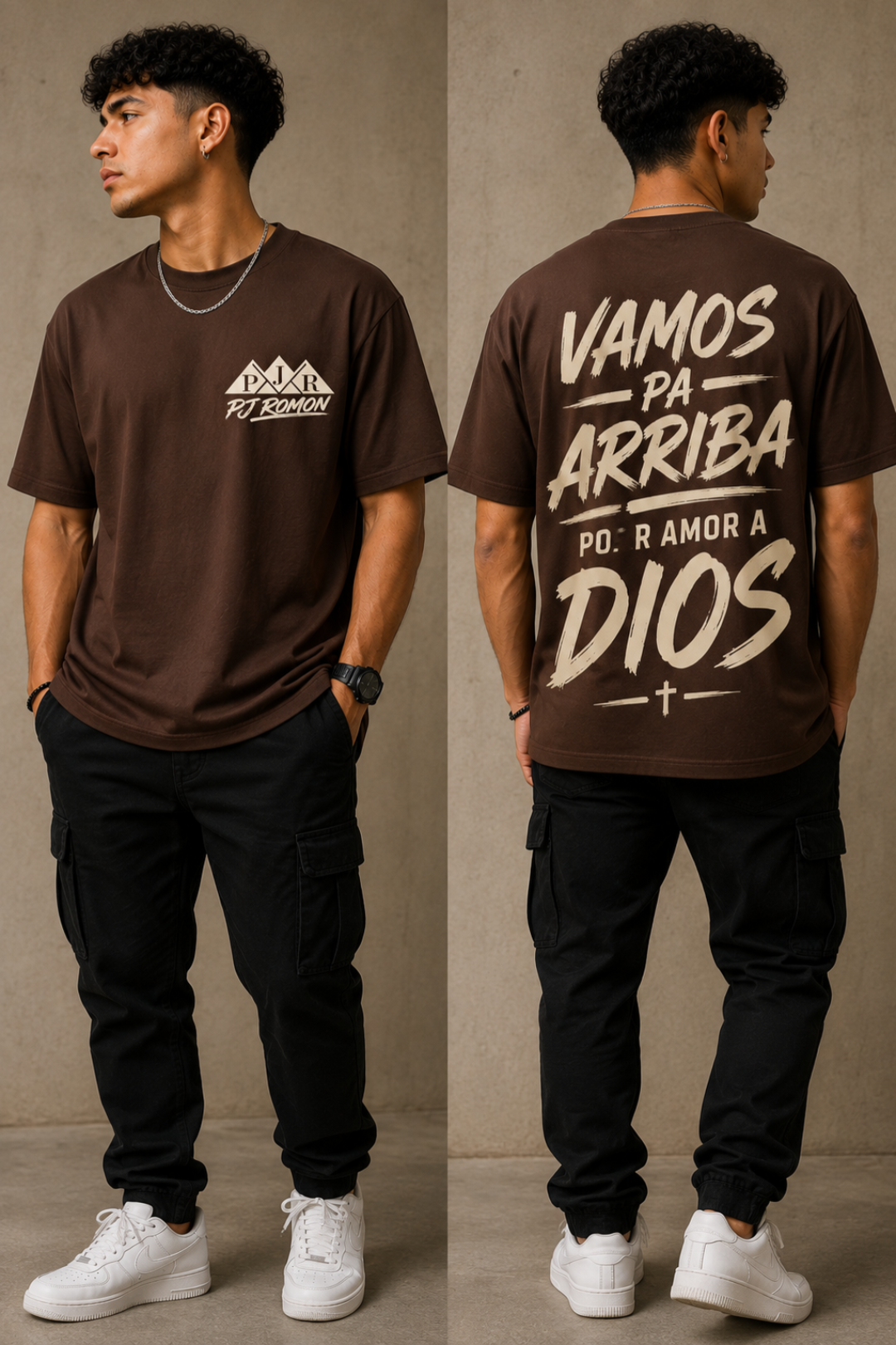 Camiseta Cristianas Estoy aquí PjRomon