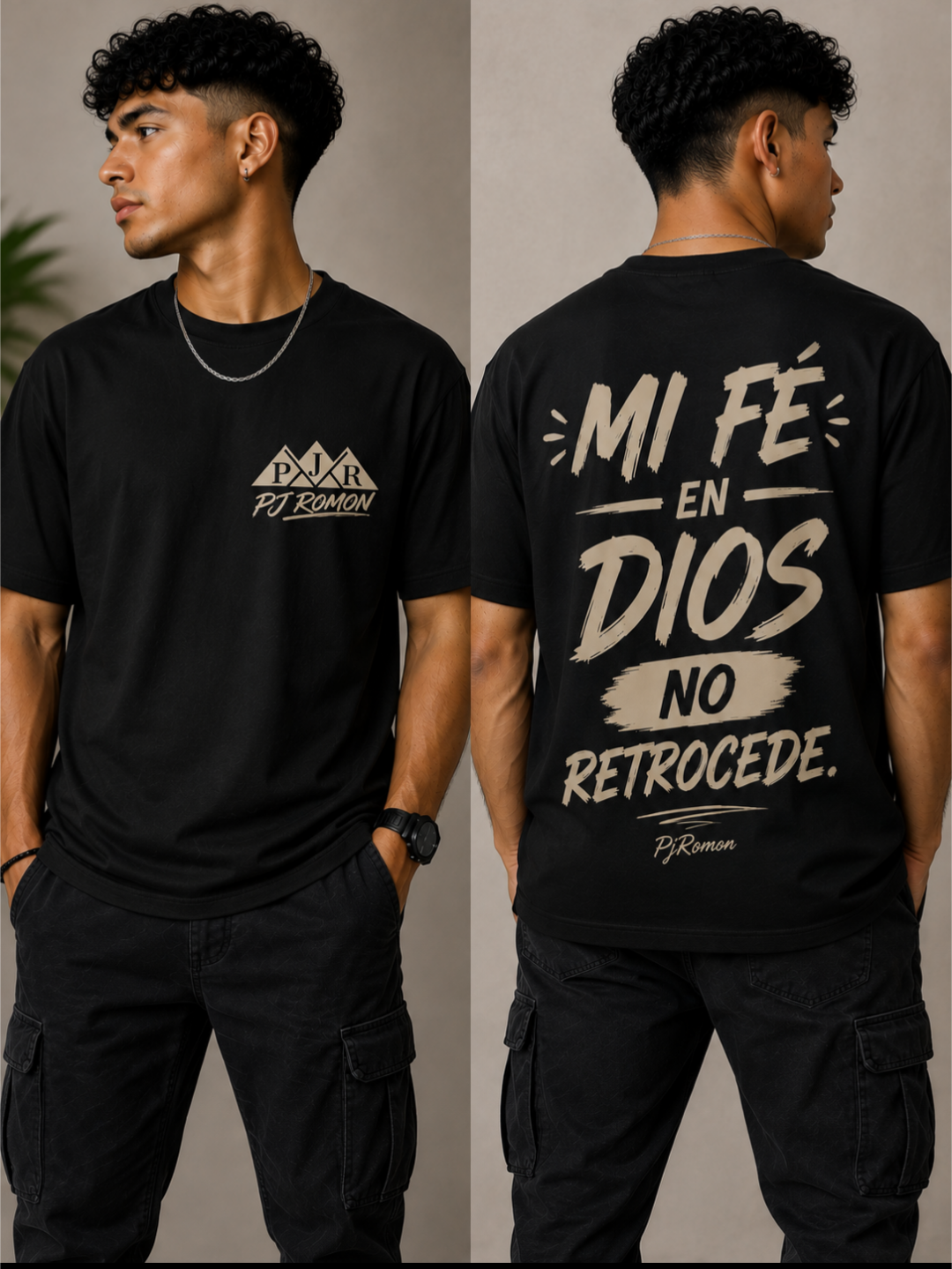 Camiseta Cristianas Estoy aquí PjRomon