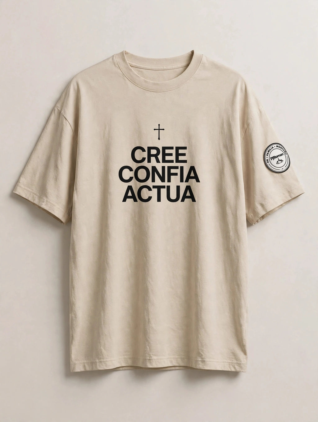 Camiseta Cristianas Creé Confiá Actúa