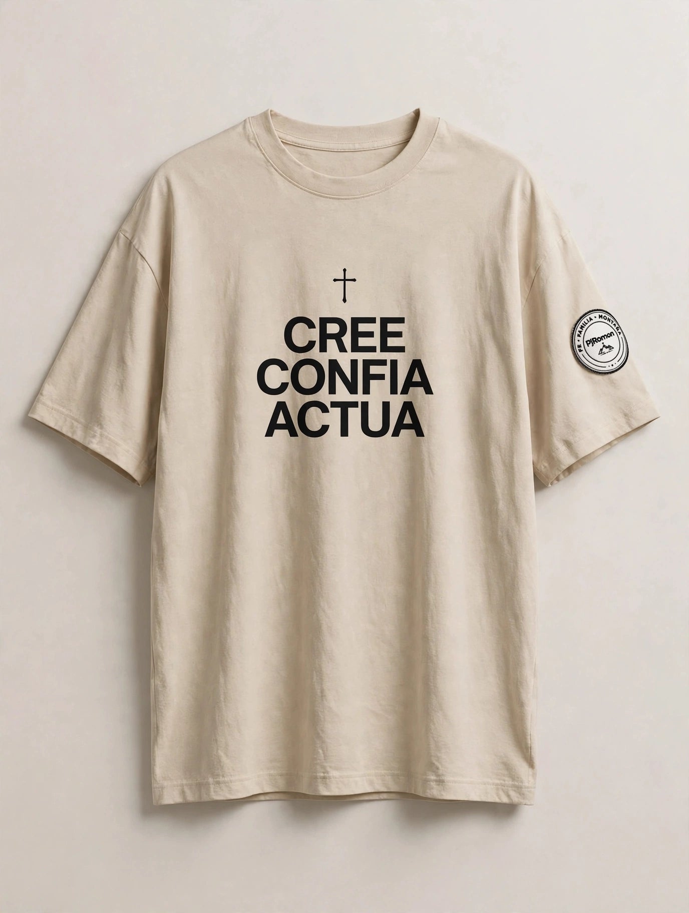 Camiseta Cristianas Creé Confiá Actúa