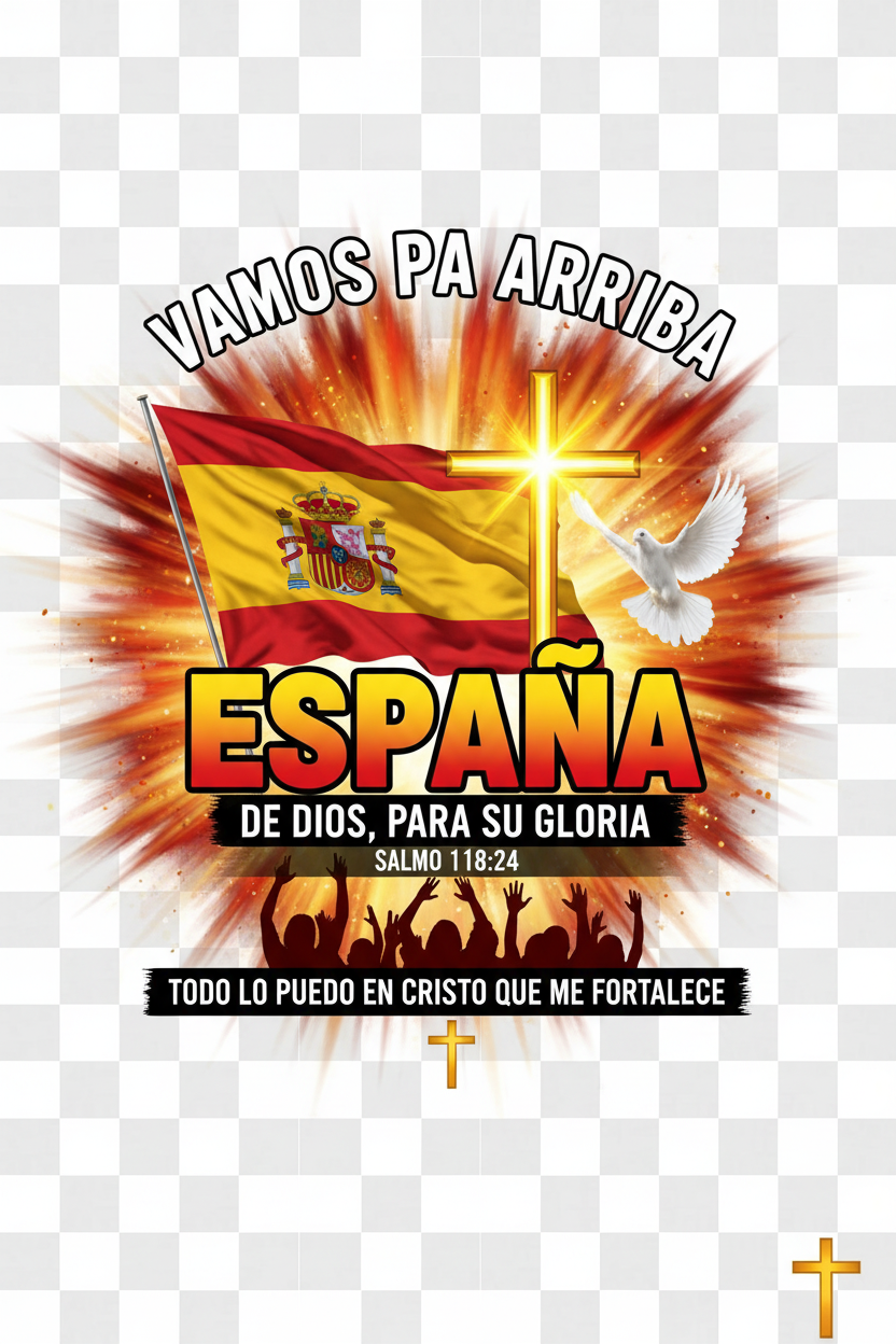 Vamos Pa Arriba España - Diseño Cristiano